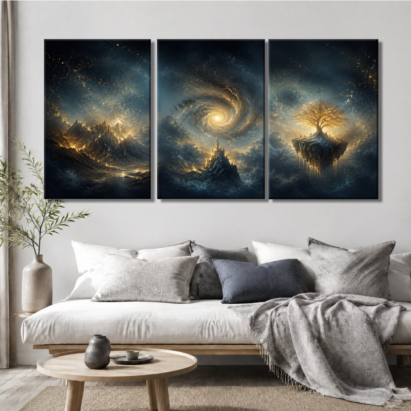 Impression sur toile 3 panneaux, 20*30inch*3