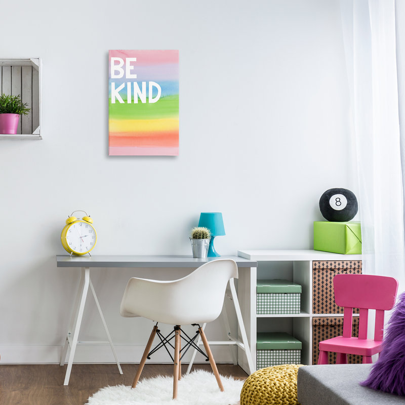 «Be Kind Ombre Rainbow» par Jen Bucheli, H 24 po x l 16 po