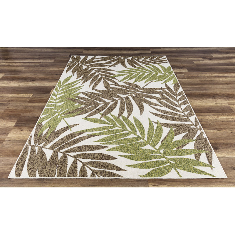 Springcreek Floral Indoor / Outdoor Rug, Rectangle 2'7" x 3'3"