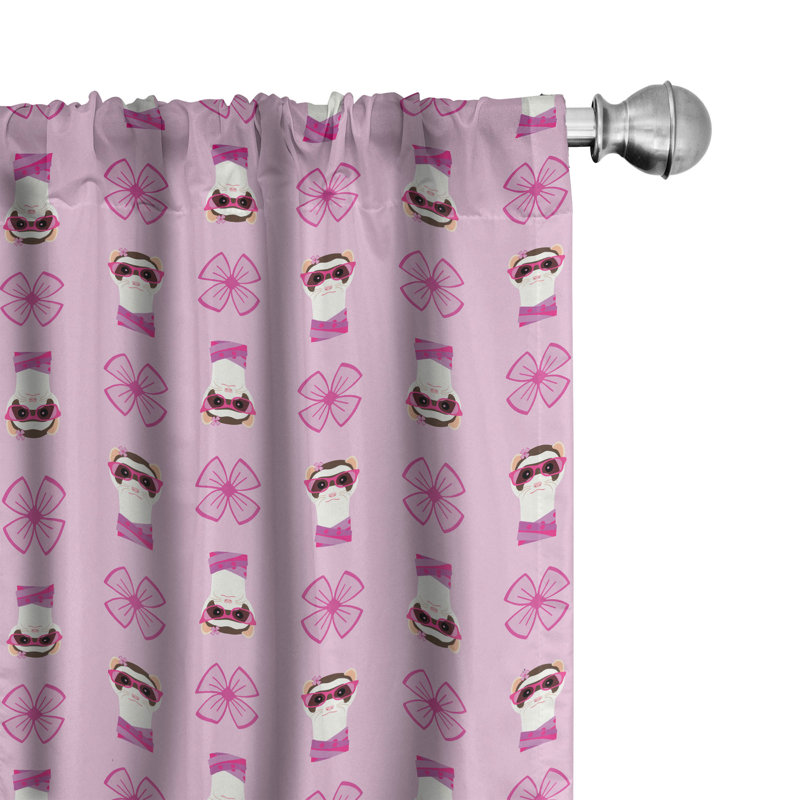 Rideaux à 4 panneaux East Urban Home, L 56 po x L 63 po