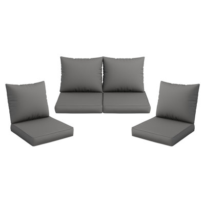 Outdoor Replacement Cushion Set Seat/Back Cushion(SOFA NOT INCLUDED)