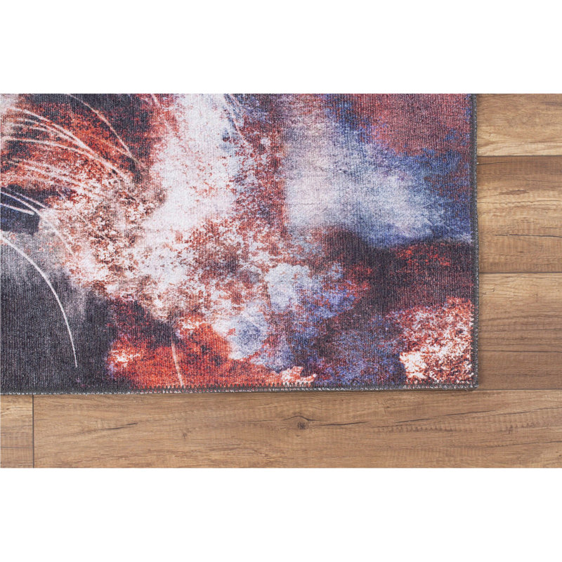 Premium 100% Polyester Area Rug, 6.9 x 10.2 ft | 1850 g/m², 0.2 in Pile Height | Recycled Poly Cotton Underside | Machine Washable at 30°C | Soft, Durable, Eco-Friendly Design for Modern Living Spaces