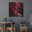 Ebern Designs «Red Chrysanthemum Close up 01» par Tom Quartermaine, art mural en métal-1988337830