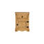 Pair of Bedsides 2x 1-Door, 1-Drawer Bedsides - Solid Wood