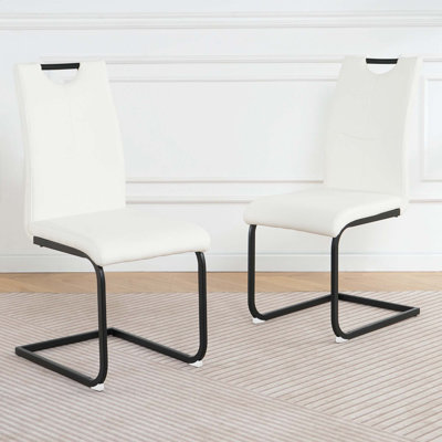 Chaise de salle à manger en polyuréthane, chaise d'appoint