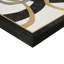 Gold Abstract Canvas Wall Decor, Elevate Your Home Style Art With Frame, Modern Interior Accent