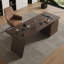 Bureau rectangulaire à 3 tiroirs Smoky Wood-644107665-644107668