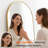 Arched  Metal Oversized Full-Length Mirror-1999766902-1991024059