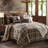 Huntsman Brown Green Cream Plaid Rustic Cabin Lodge Comforter Set-216074152
