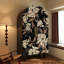 Bedroom American circular arc wardrobe
