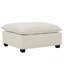 Canapé modulaire Comfy Cloud Couch 4 places avec 2 repose-pieds, canapé-lit en chenille et siège profond avec coussins décoratifs pour le salon-27119493