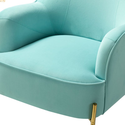 Cleo 26" Wide Contemporary Chair with Recessed Arms