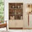 59.3" Tall Bookshelf With Storage Cabinet-797745376