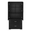 Armoire de rangement de 63,2 po de hauteur avec deux portes et tiroirs, tablette réglable-221291835
