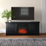 Albrecht Unfinished TV Stand for TVs up to 65" with Fireplace Included