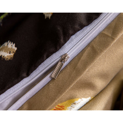 Premium Duvet Cover Set Double Brushed Microfiber Reversible With Zipper Closure & Corner Ties