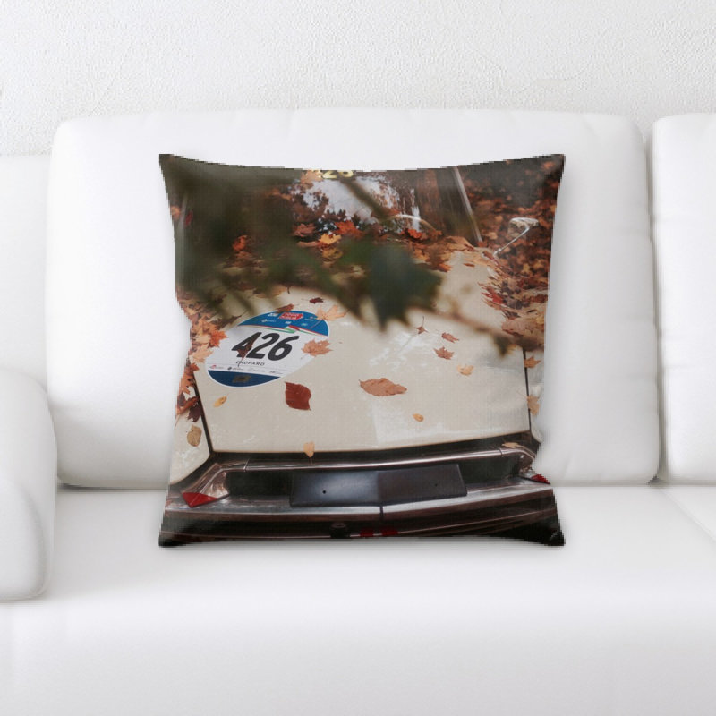 Microsuede Reversible Throw Pillow