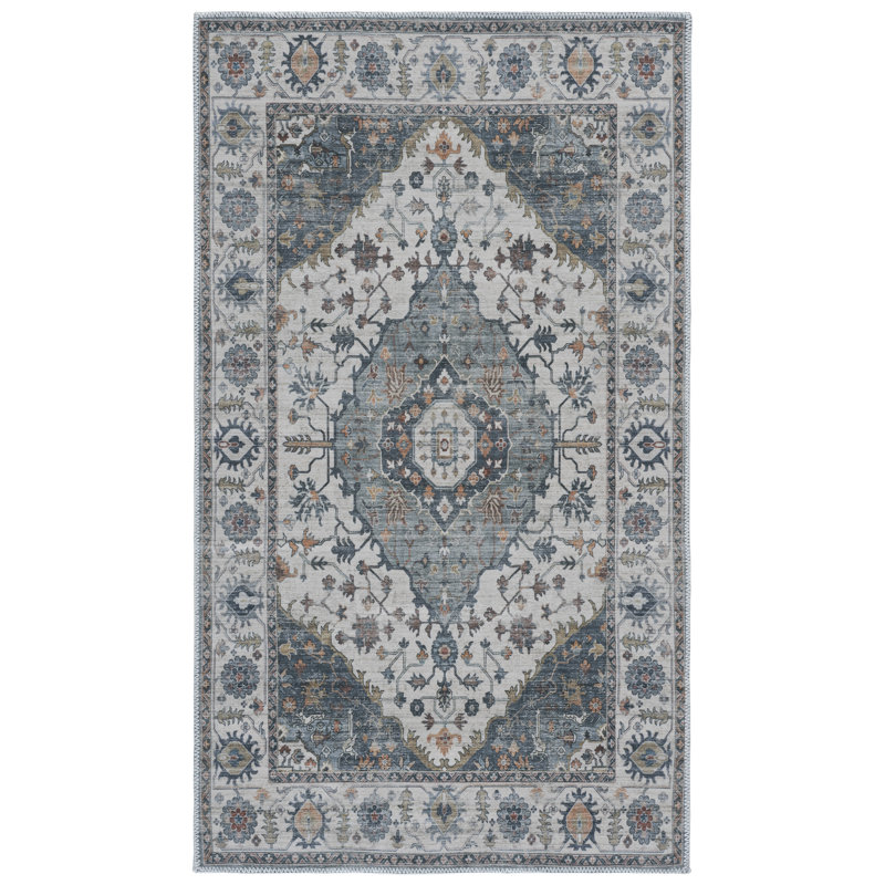 Mareshah Performance Machine Washable Oriental Rug, Rectangle 2'3" x 4'