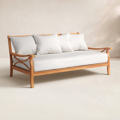 Brunswick 79" Teak Patio Daybed
