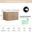 Ensemble de meuble-lavabo mural simple 30 po avec lavabo en résine Acorn-952944327-967181188