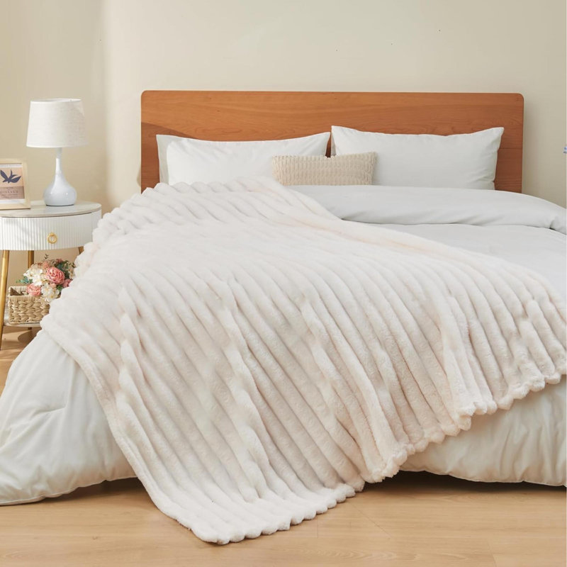 Machine Woven Heated Throw Blanket
