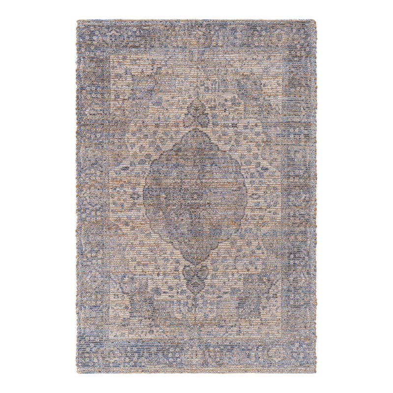 Tapis Watkin - bleu, Rectangle 4 pi 1 po x 6 pi 1 po