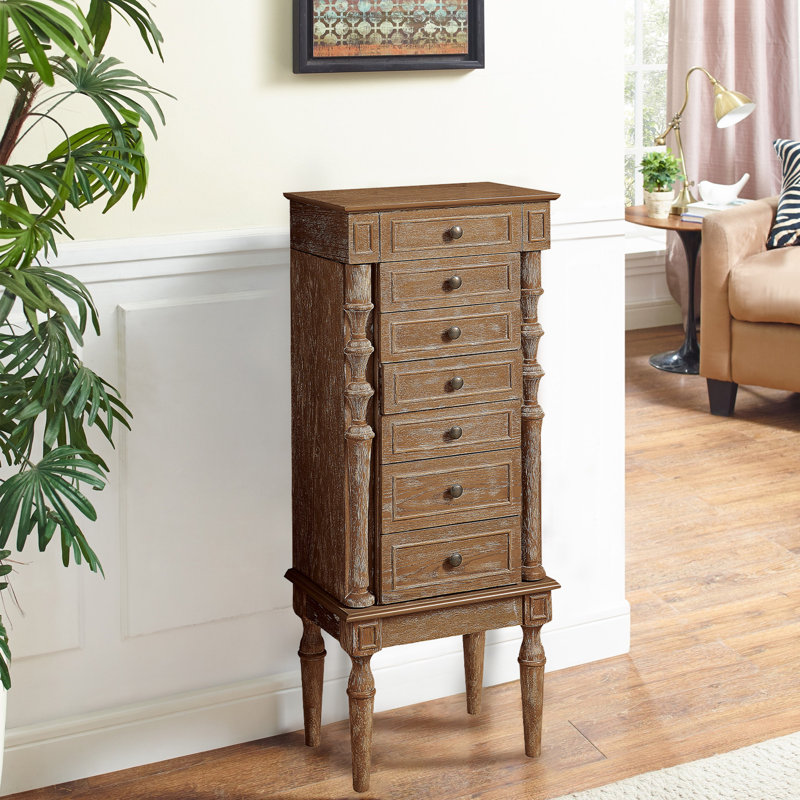 Armoire à bijoux en chêne patiné ABF78B7F0C924EFE95F51B58E0B0DB78