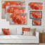 Peinture corail en marbre - art mural moderne sur toile-1030007761-1030007752
