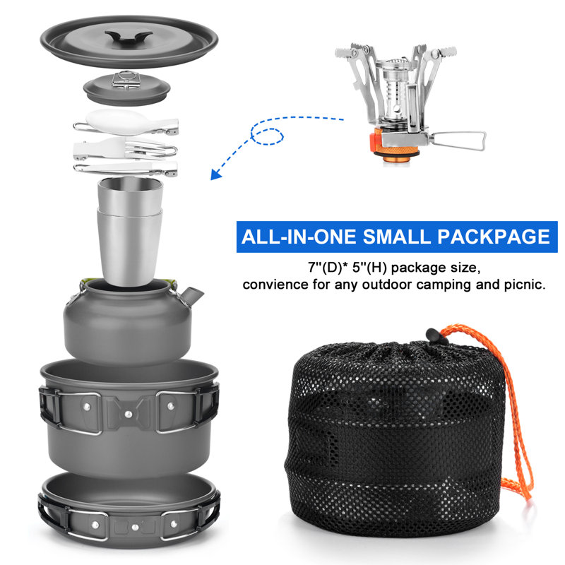 Odoland Single Burner Butane Cooking Kit