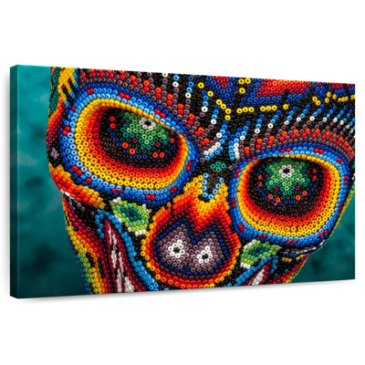 Tête de mort Senne Huichol