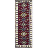 Kazak Hand Woven Wool Oriental Area Rug