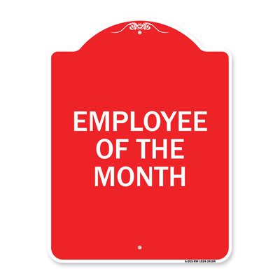 Enseigne Signmission Designer Series - employé du mois / 24104/24104