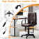 2 Piece Triangle Computer Desk Office Set with Chair