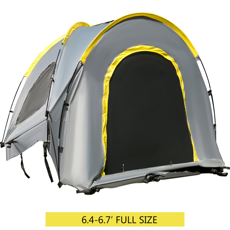 Gray and Yellow 2 Person Camping Tent with Carry Bag