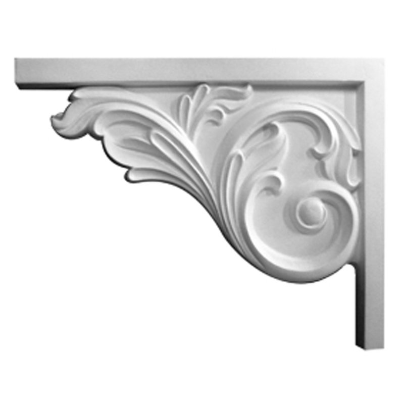 Bremen Acanthus Stair Bracket, Left