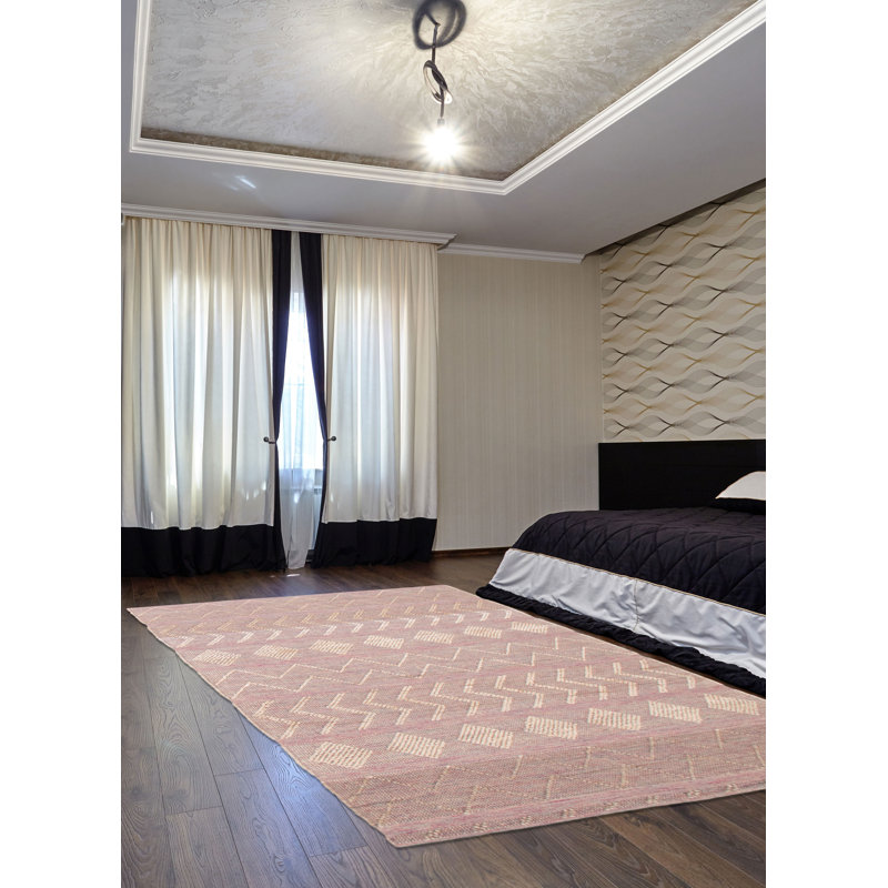 Sossio Wool Geometric Indoor Rug