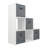 Jane 6 Box Staircase Shelf with 4 Baskets
