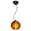 Luminaire sphère suspendu 1 lumières simple Kristall-15700247-15700250