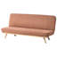 2 Seater Fabric Sofa Bed-2028116587