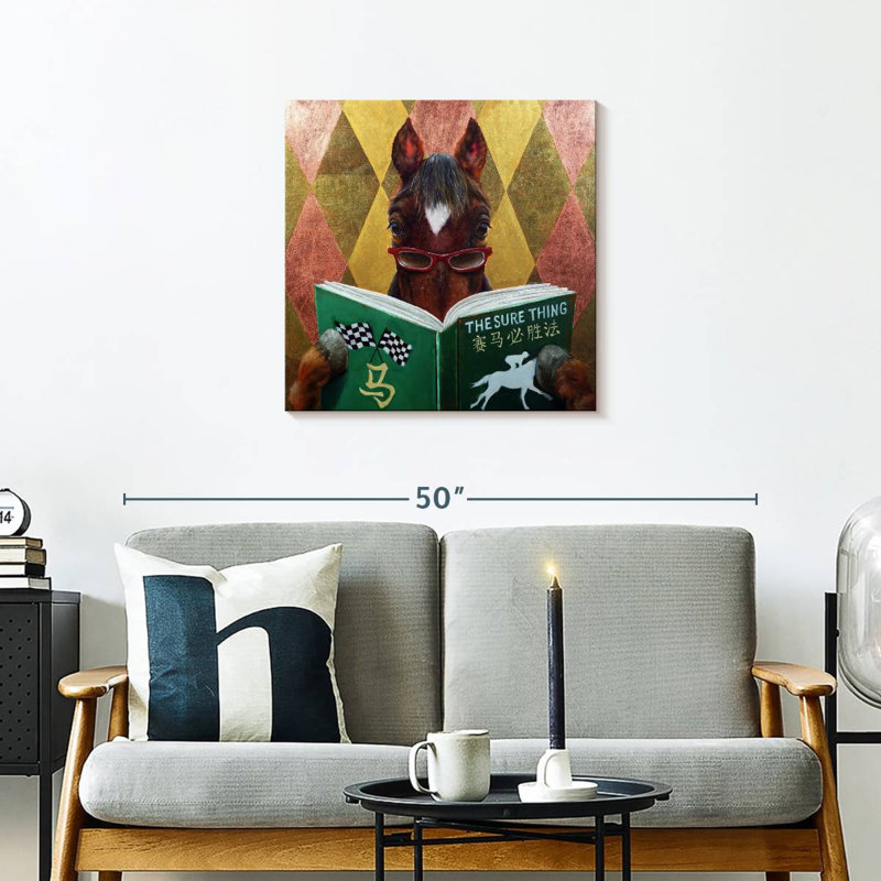 Crowle Wise Bet, 24" H x 24" W