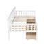 Lit de jour simple en bois de pin avec 2 tiroirs de rangement, structure de canapé-lit avec support à 10 lattes, conception moderne peu encombrante-1368985105
