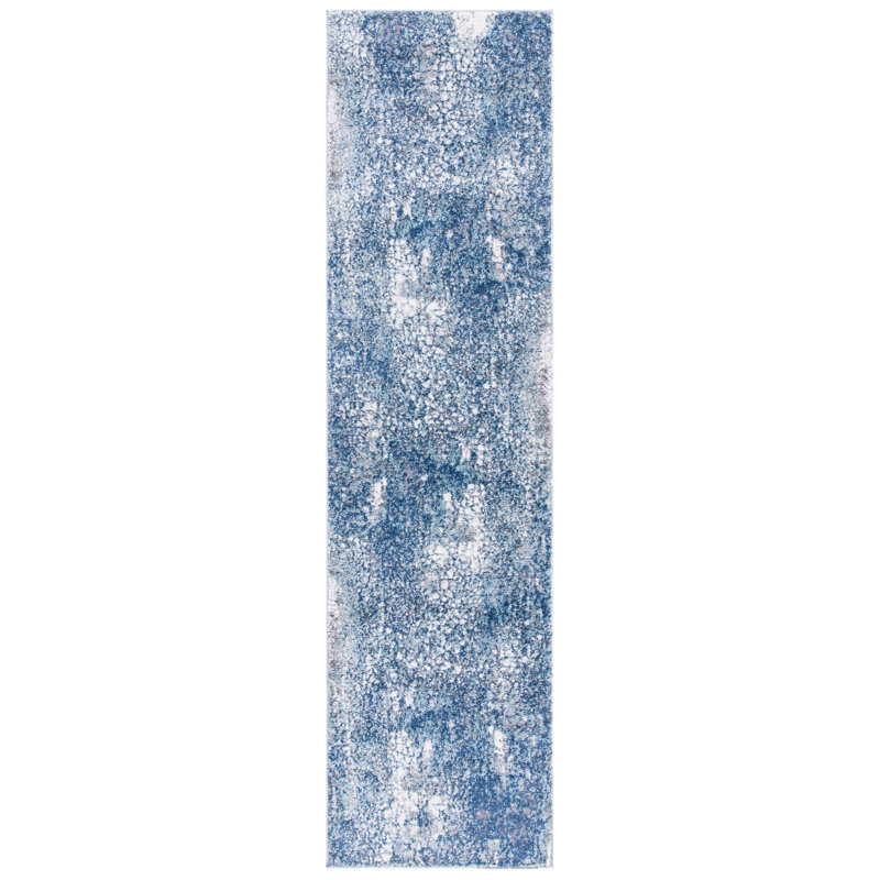 Mauzy Performance Abstract Rug, Runner 2' x 8'