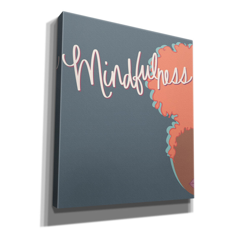 Art mural sur toile Epic Graffiti «Curly Mindfulness» par Marlee Ash, 26 po x 30 po, H 30 po x l 26 po