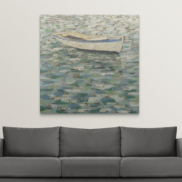 « i » megan meagher, reproduction d’art On the Pond, H 35 po x l 35 po x P 1,5 po, Toile