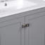 Meuble-lavabo noir 30 po avec lavabo simple-960873348