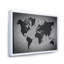 Ancienne carte du monde, reproduction de cadre flottant sur toile-59624713-59624716