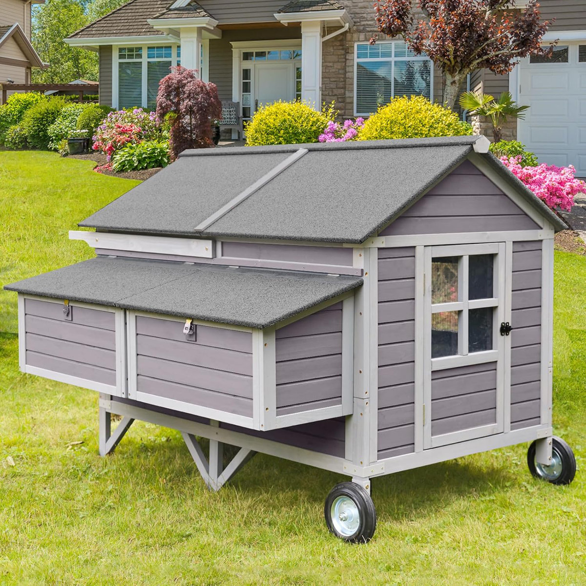 Archie & Oscar™ Chicken Coop With Strong Iron Frame, 68.1