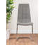 Enna Black Glass Extending Dining Table And 4 Grey Murano Chairs