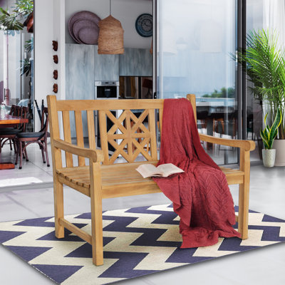Kanijha Teak Wood Garden Bench
