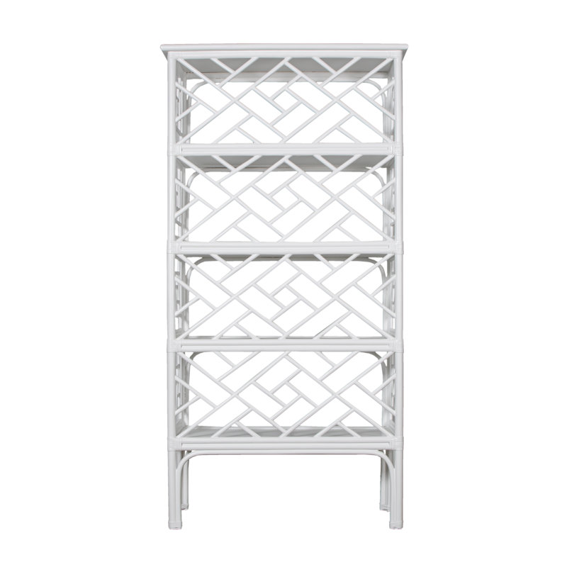 Chippendale Bookcase, Bright White
